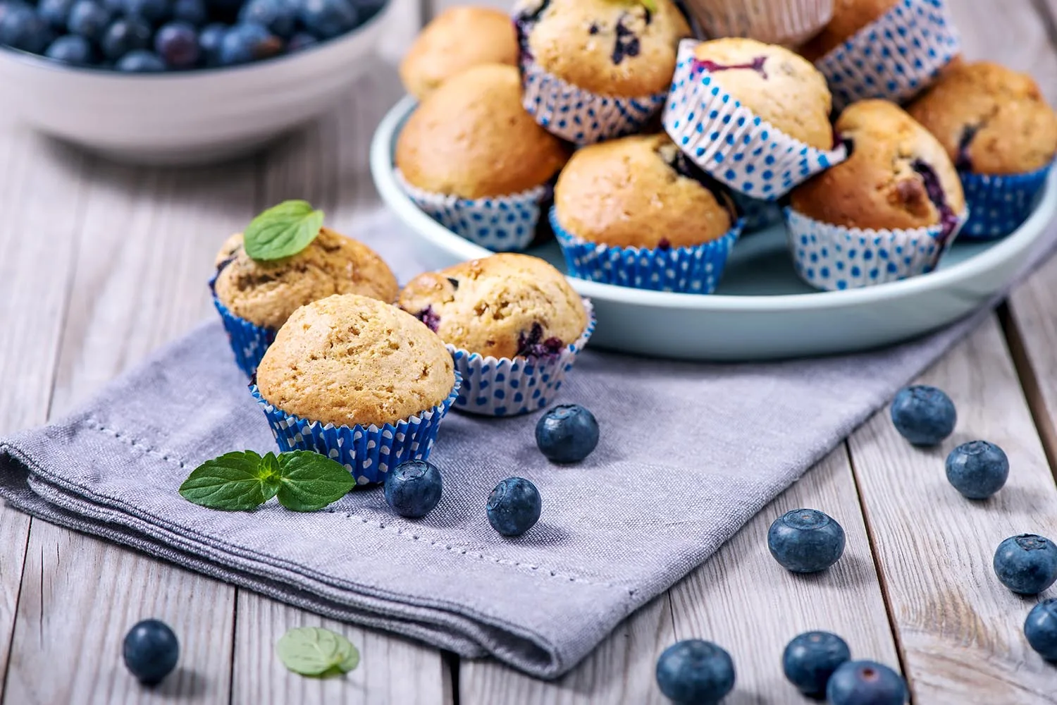 blueberry muffins