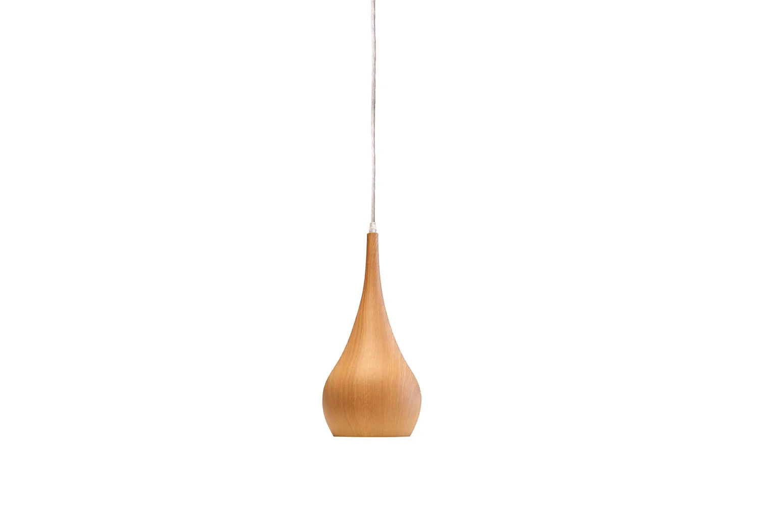 Timber look pendant light