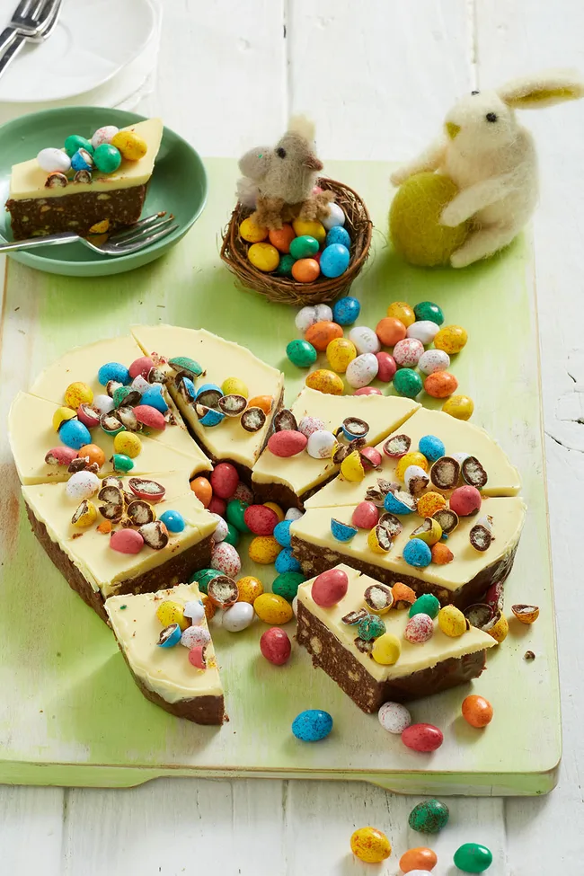 easter egg slice