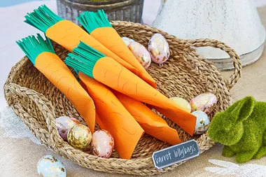 How to make carrot lolly bags