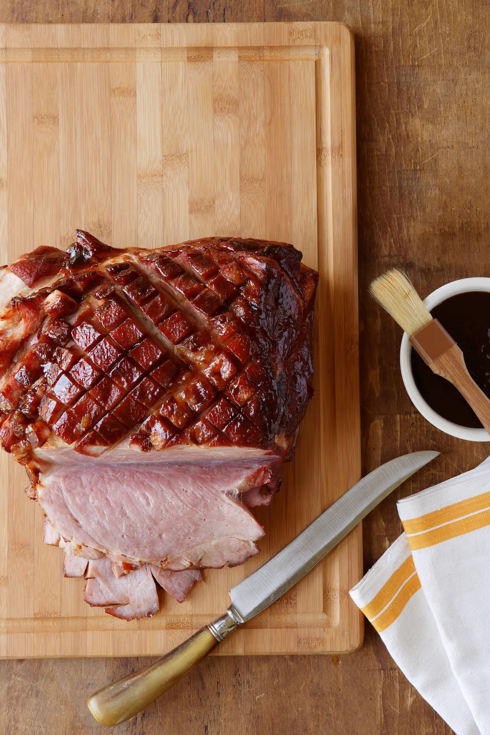glazed ham molasses substitute