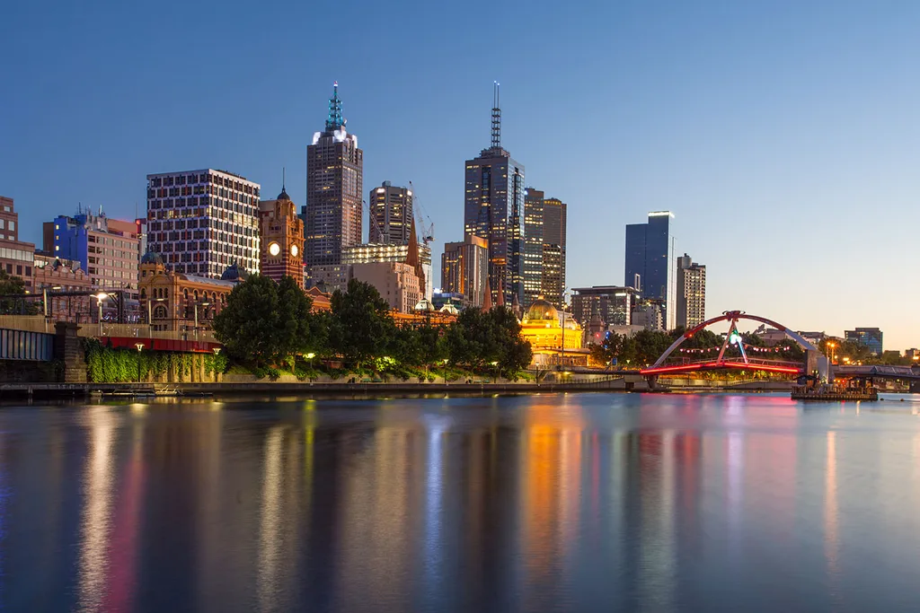 Melbourne city skyline