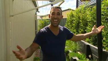 Makeover house clothesline