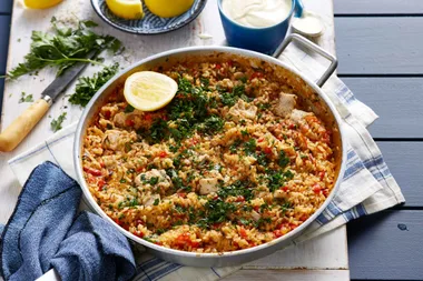 Barramundi arroz a banda