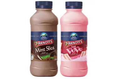 Iced VoVo and Mint Slice flavoured milk is now a thing