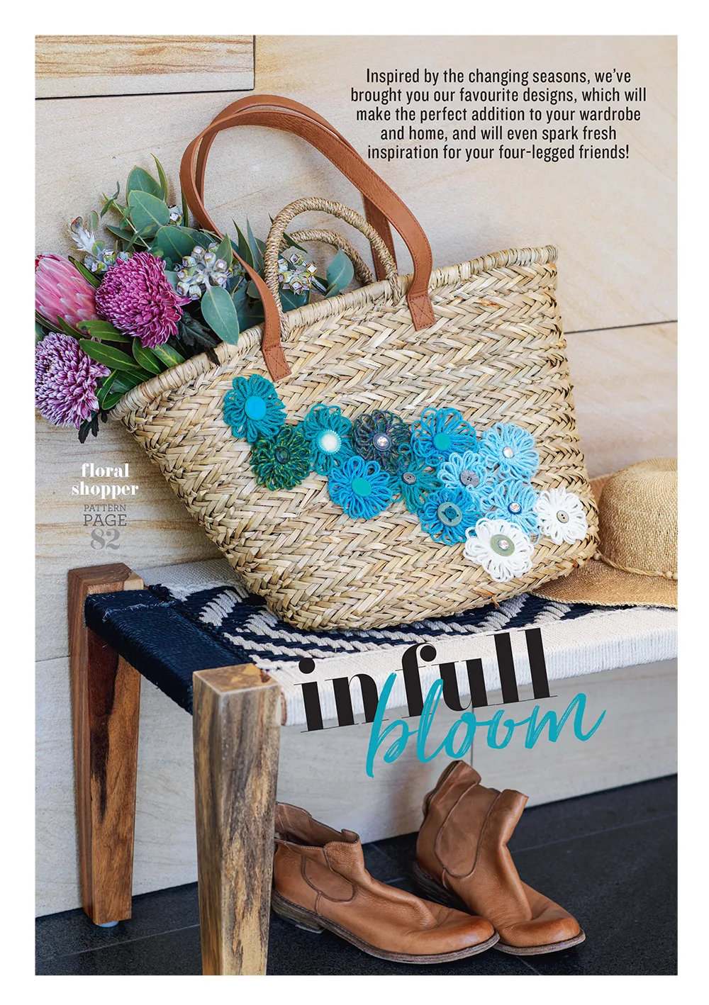 Flower Shopper Market Bag