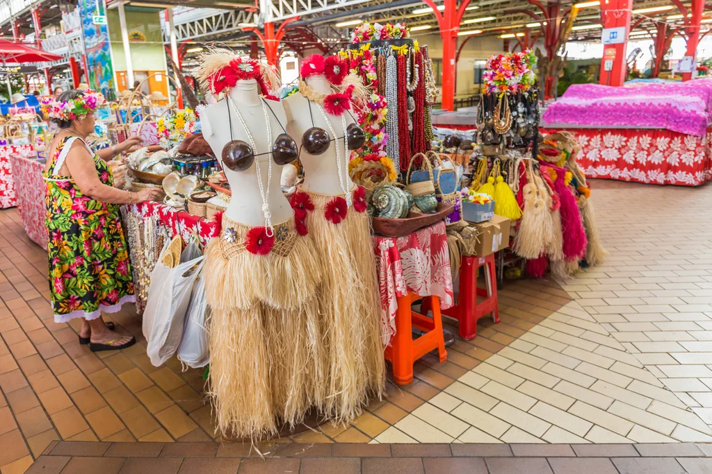 Tahiti Market Stalls