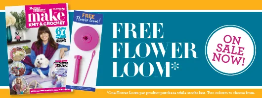 Make Knit & Crochet Collection 2019 Free Flower Loom