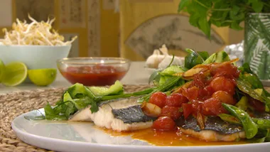 Thai caramel with blue eye fish
