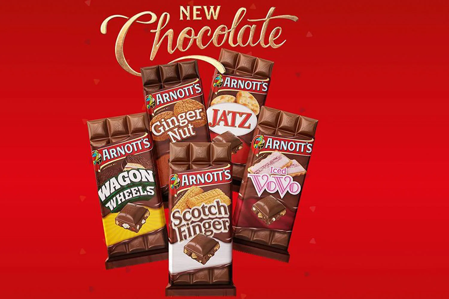 Arnott’s have turned your favourite bickies into chocolate bars