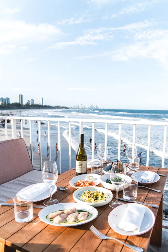 Burleigh Beach is a stunning backdrop