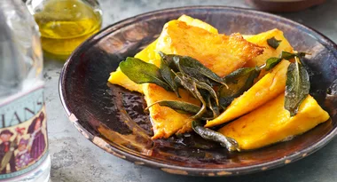 Fried polenta