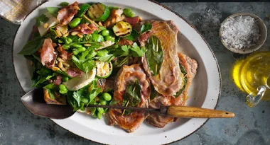 Traditional saltimbocca