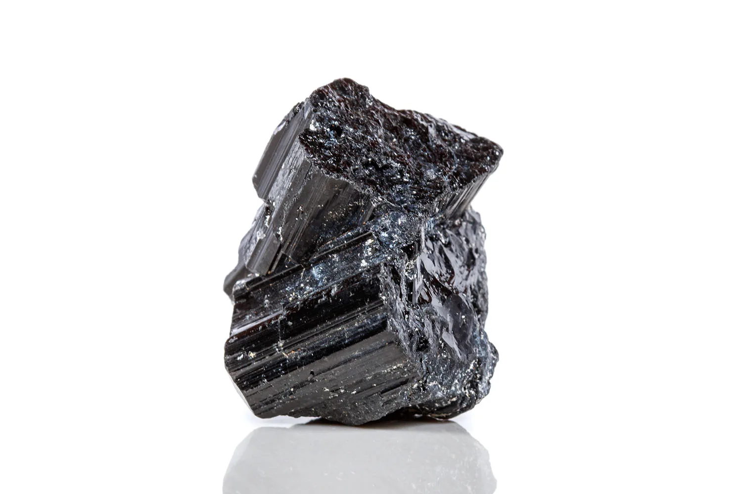 black tourmaline crystals