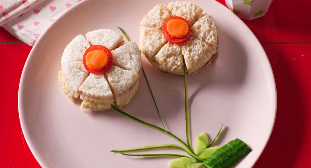 Flower fun sandwiches - Better Homes & Gardens Australia