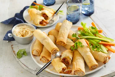 Mexican beef and bean pastry fingers