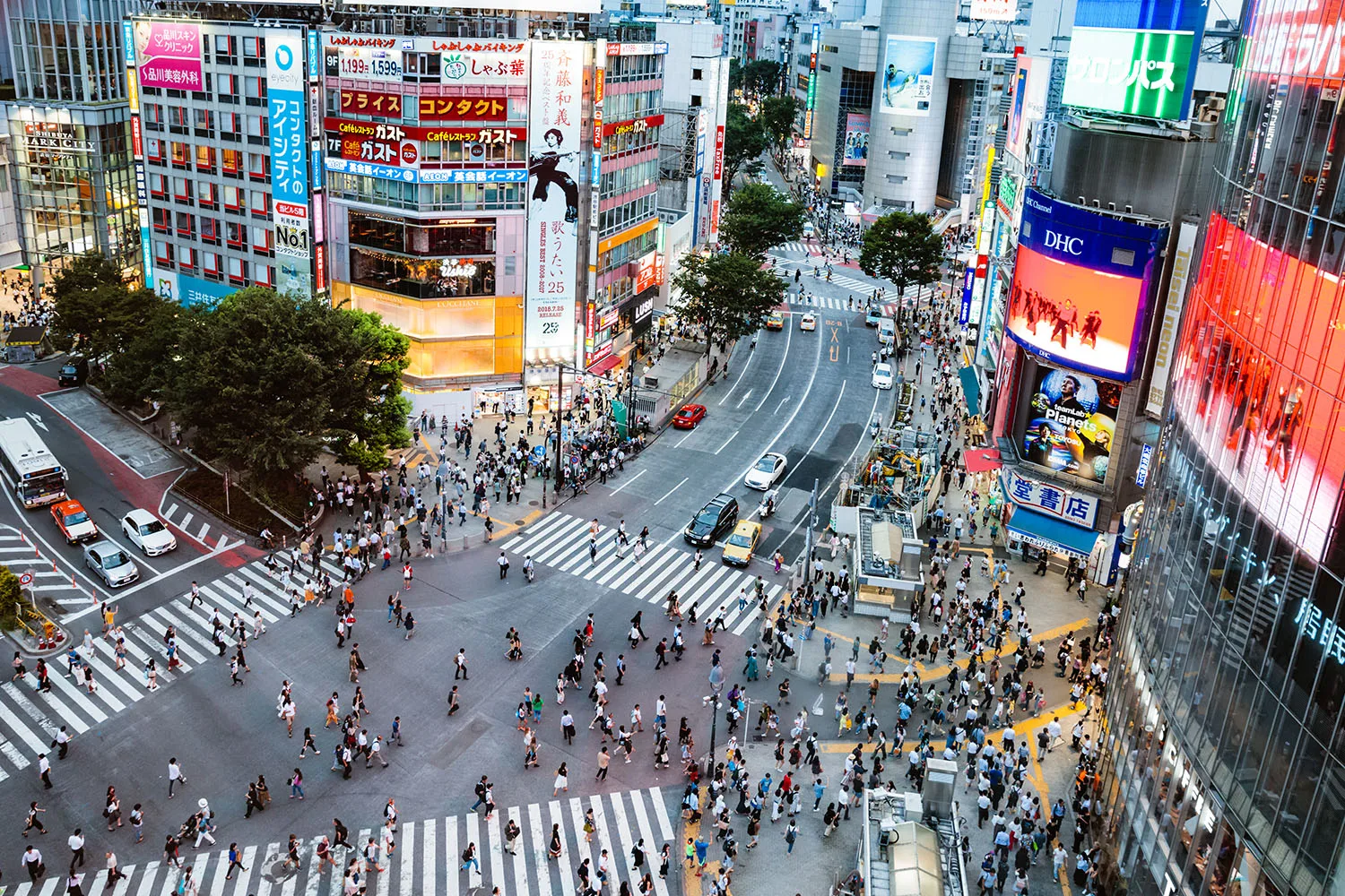 tokyo shibuya crossing japan