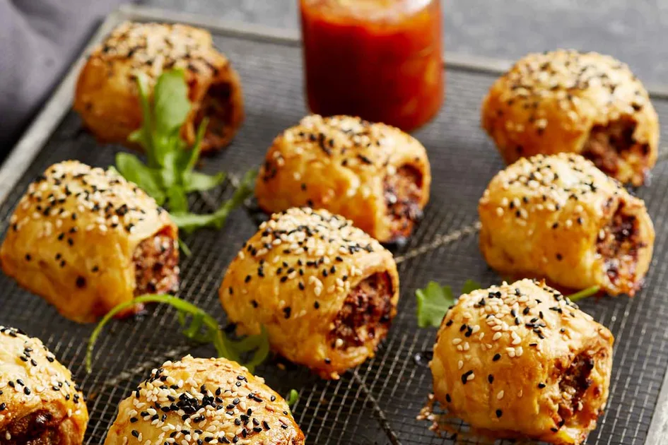 Sausage Rolls With Sage, Apple And Pistachio Recipe Recipe | Better Homes & Gardens Australia