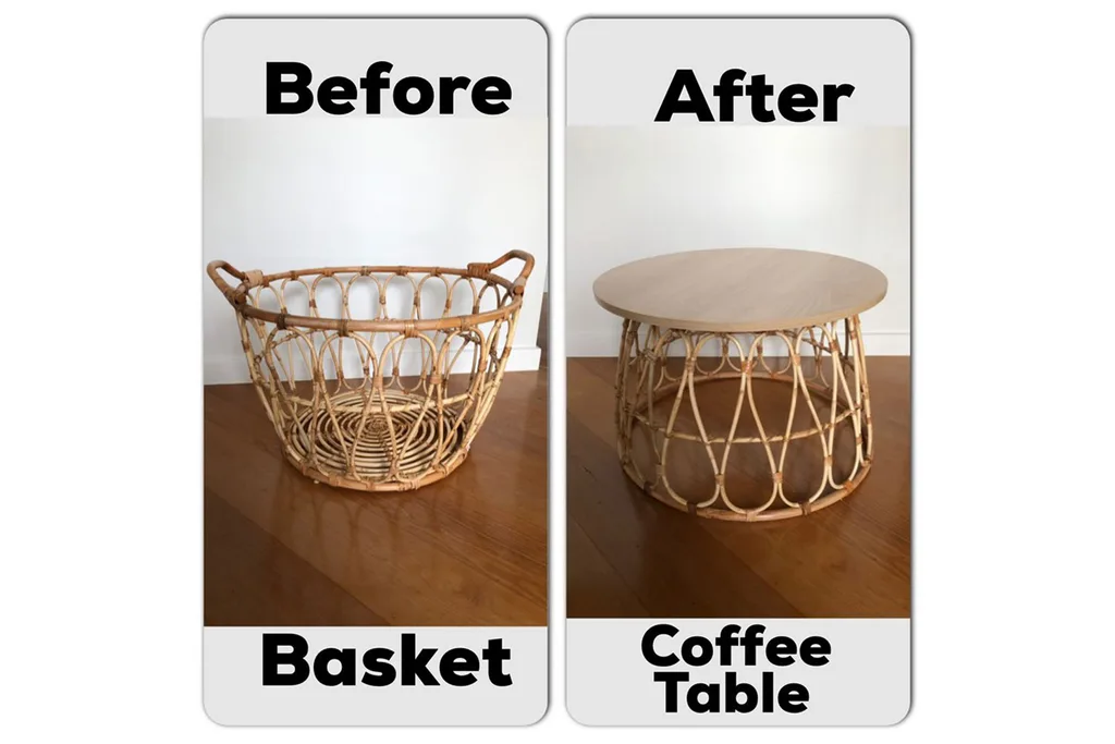 Ikea coffee table hack