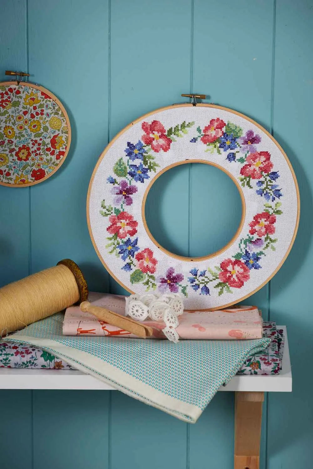 Cross-stitch hoop