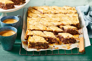 Chocolate baklava