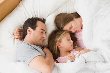 Children who sleep in your bed at night officially become clever and confident adults