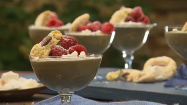 Easy liquorice pudding