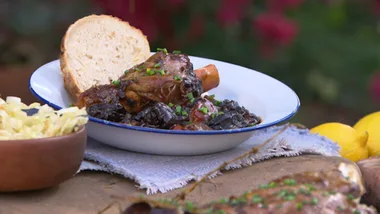 Country lamb and prune pot roast