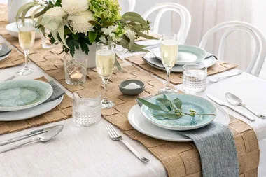 Woven table runner