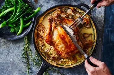 40 garlic clove chicken in milk