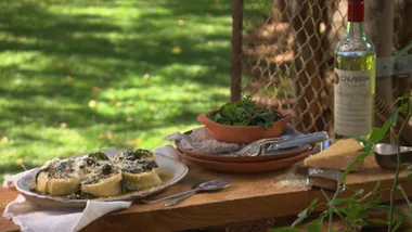 Pork and salami rotolo (Riverina recipe road trip)