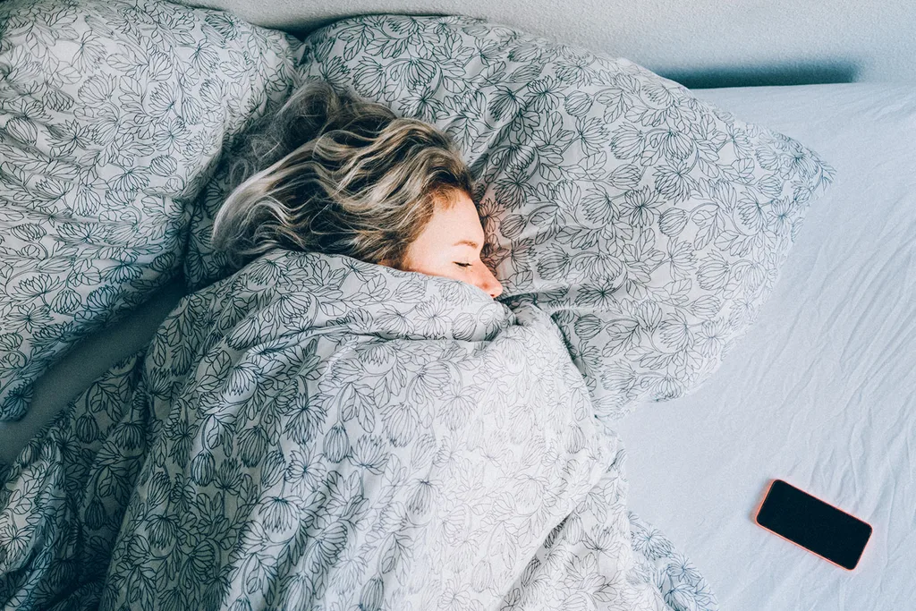 Woman in bed