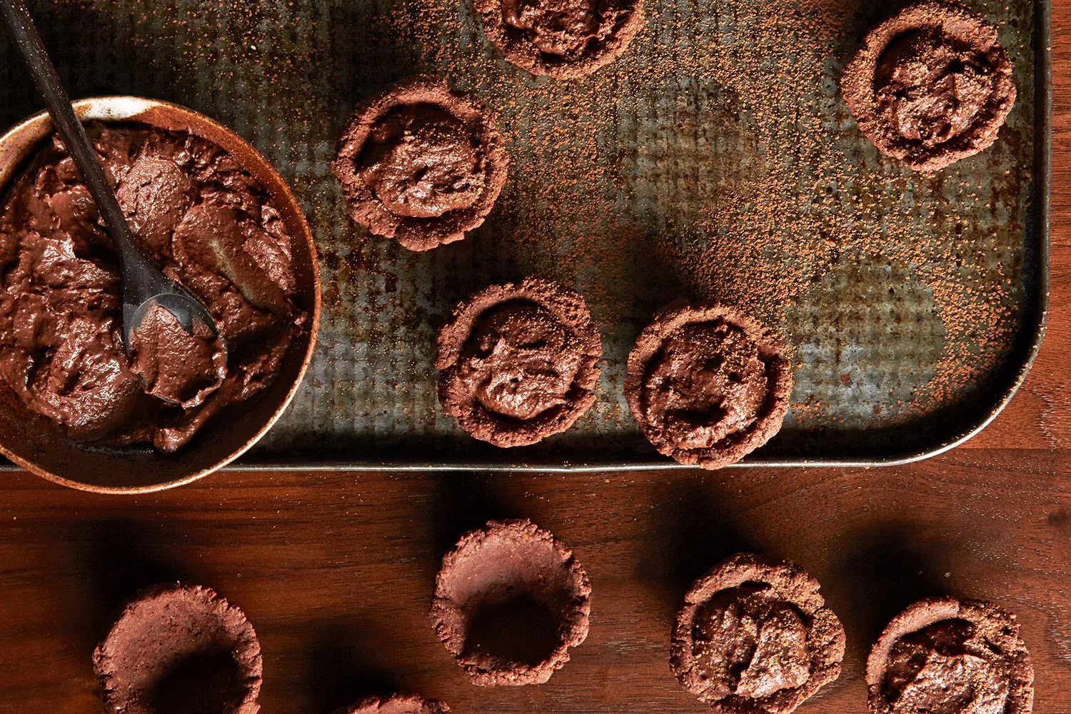 Diabetic chocolate orange cups