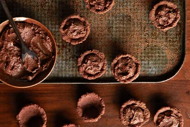 Diabetic chocolate orange cups