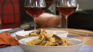 Lamb ragu with white wine & sage
