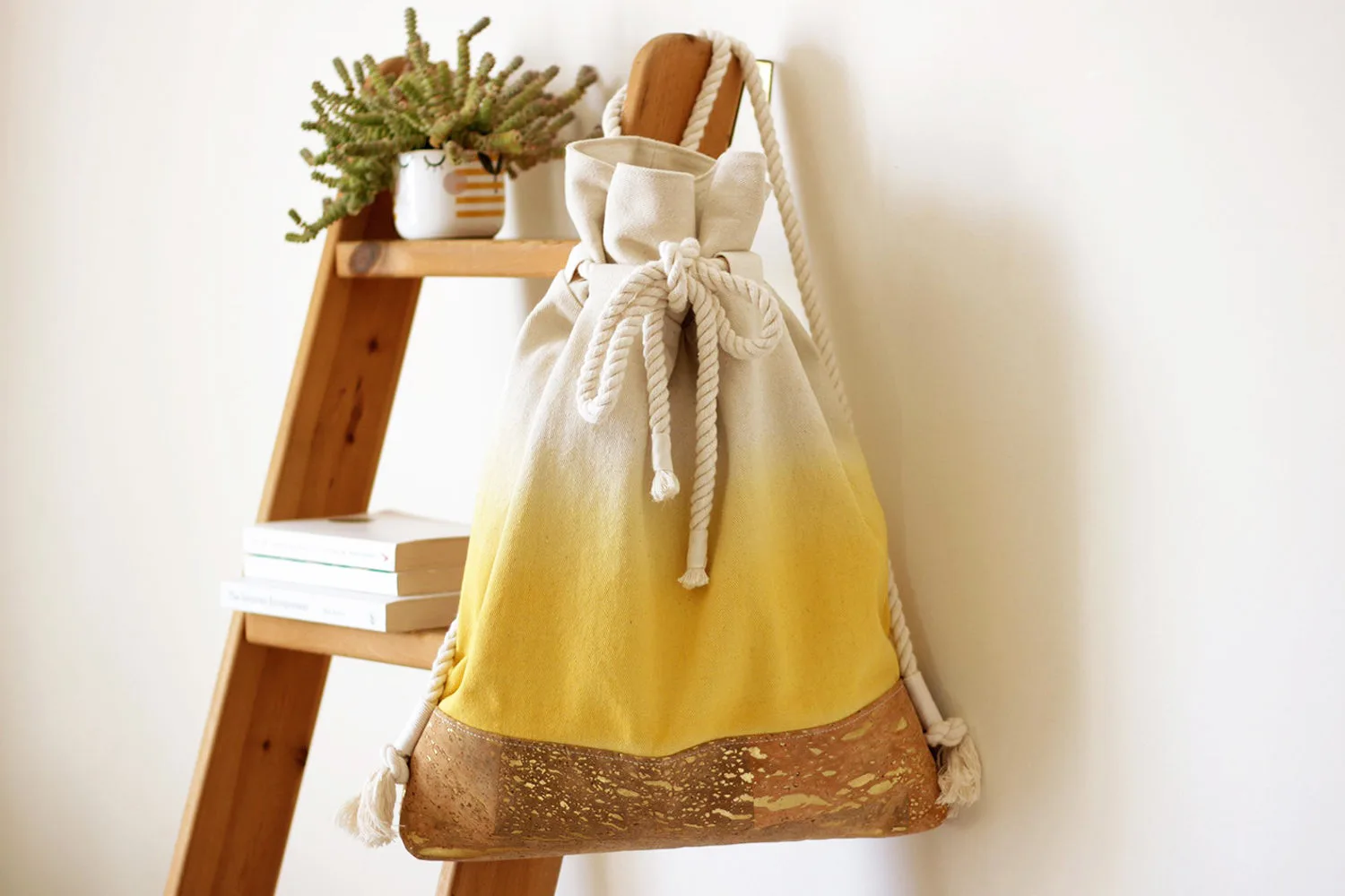 ombre dip-dye backpack