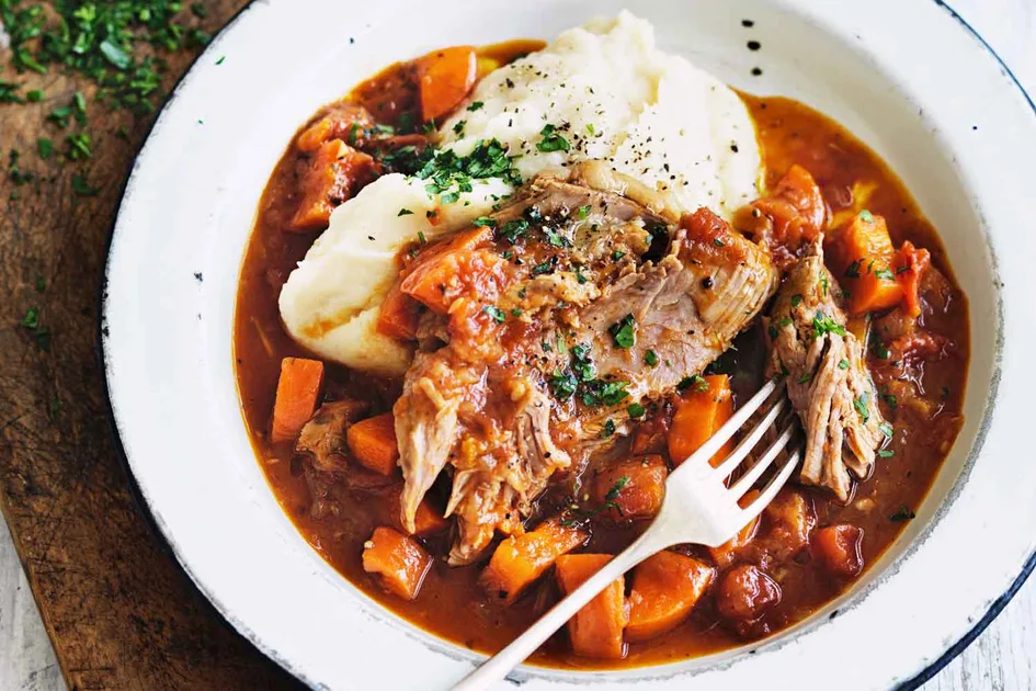 Braised lamb shoulder with mash Recipe | Better Homes & Gardens Australia