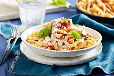 How to make handmade gluten-free tagliatelle all’Amatriciana