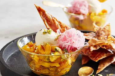 Dried fruit salad with exotic spices
