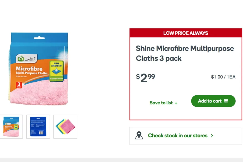 microfibre cloth