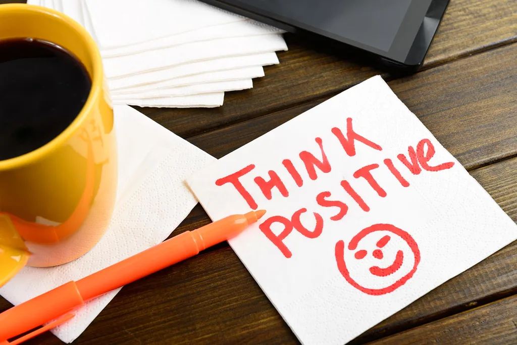 think positive note