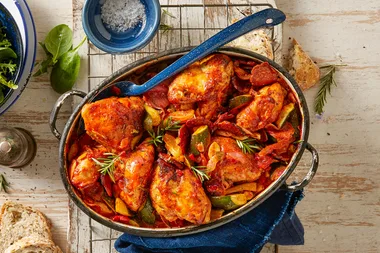 One-pot chicken cacciatore