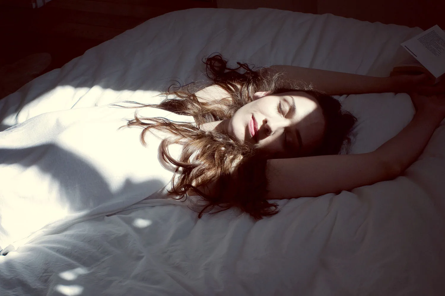 woman laying in sun