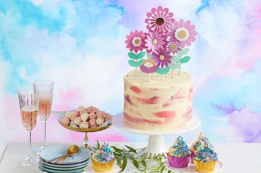 White chocolate and raspberry cake