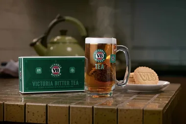 Victoria Bitter beer-flavoured tea is here