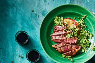 Charcoal-grilled scotch fillet