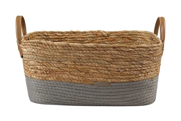 Dipped rectangle basket