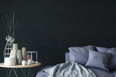 Black paint can be used for home interiors and it looks amazing