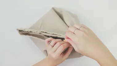 How to make a fabric plant cover