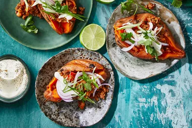 Coal-roasted sweet potatoes